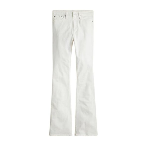 J. Crew Skinny Flare Jeans White Sz 25  BO801 - Picture 3 of 12